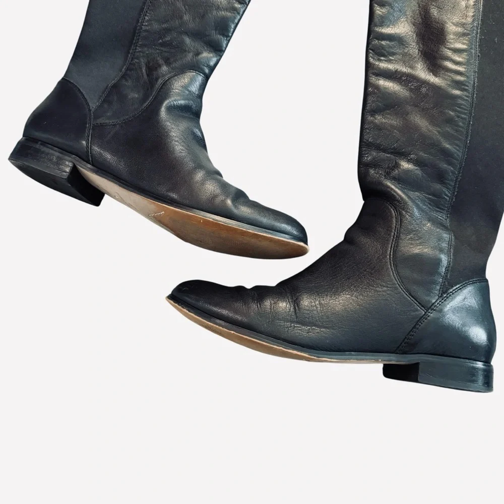 Corso Como Larissa Tall Over The knee Leather Riding Boots